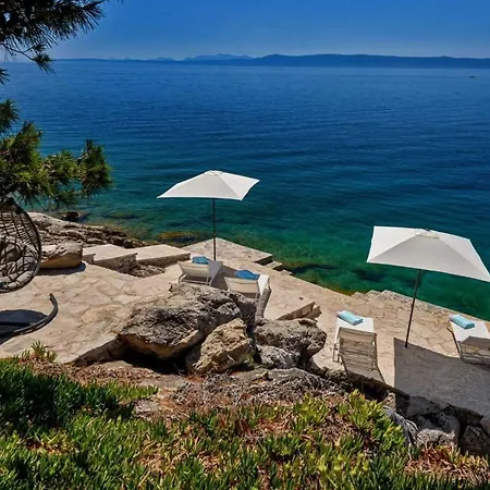 Villa Luxury Beachfront Palazzo Di Mare With Private Heated Pool And Staff At The On Brac Island - Sumartin *